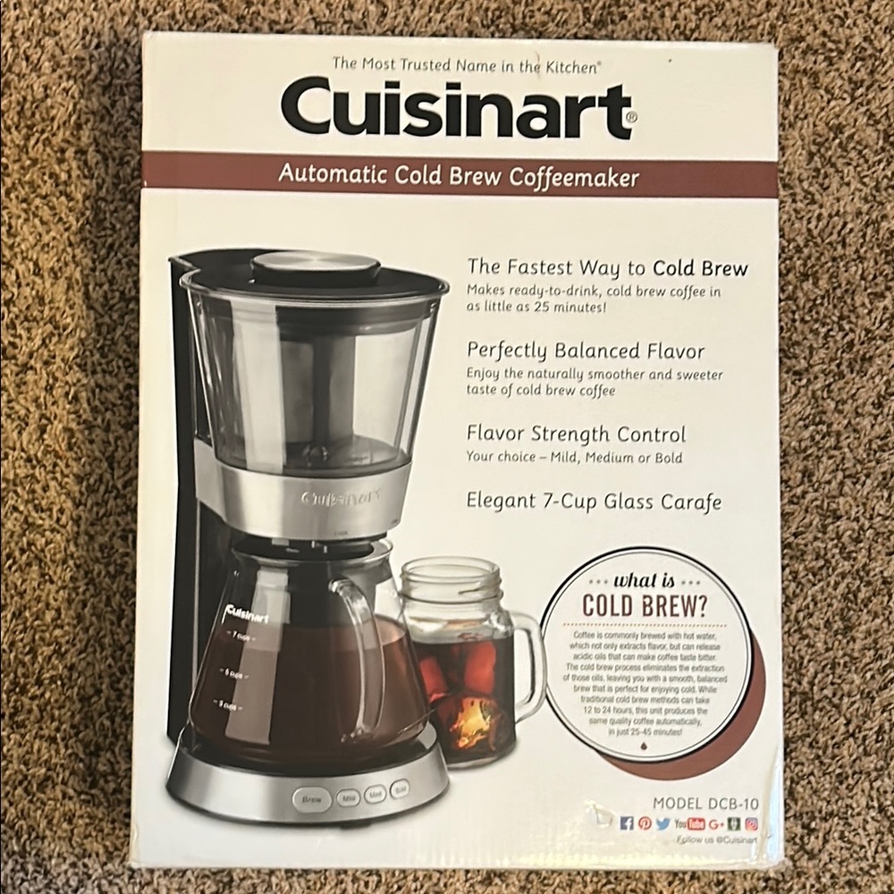 Cuisinart Automatic Cold Brew Coffee Maker for Modern Kitchens